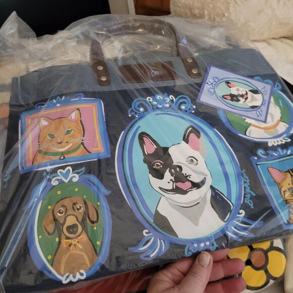 NWT Brighton Denim Tote - Picture 1 of 1